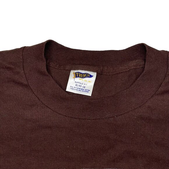 Vintage 1994 Cleveland Browns Single Stitch Tee Shirt NFL Trench Tag- Size XL - Picture 5 of 10